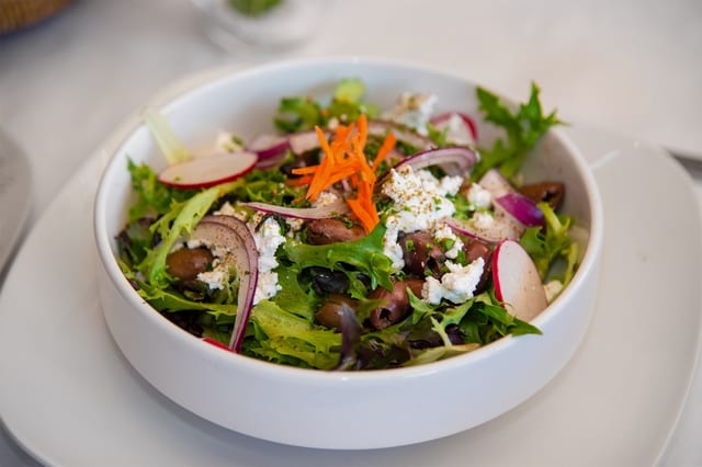 Feta cheese salad.