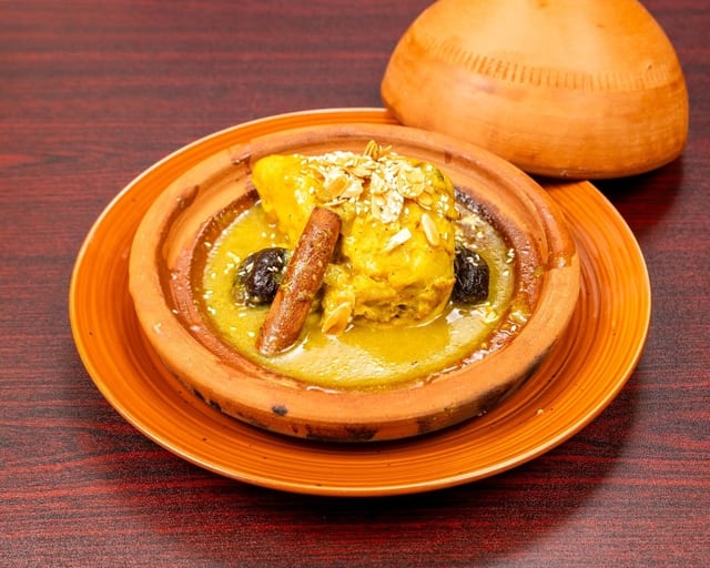 Moroccan chicken tagine.