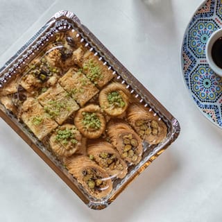 LG tray of baklava