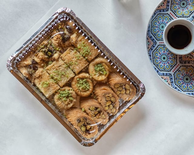 LG tray of baklava.